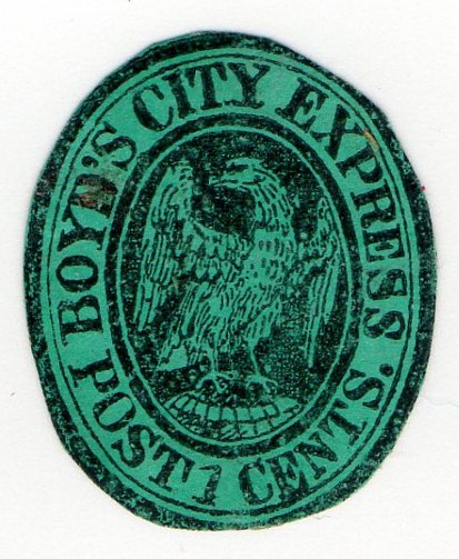 (I.B) US Local Post : Boyd's City Express 1c