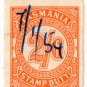 (I.B) Australia - Tasmania Revenue : Stamp Duty 2/6d (underprint)