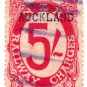 (I.B) New Zealand Railways : Railway Charges 5/- (Auckland)