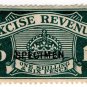 (I.B) Excise Revenue : 1/6d Deep Grey-Green (1916)