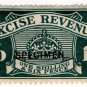 (I.B) Excise Revenue : 1/6d Deep Grey-Green (1916)