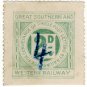 (I.B) Great Southern & Western Railway Ireland : Letter 4d on 2d OP