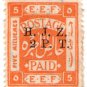 (I.B) Palestine Revenue : Hejaz Railway 2pt on 5m OP