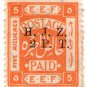 (I.B) Palestine Revenue : Hejaz Railway 2pt on 5m OP