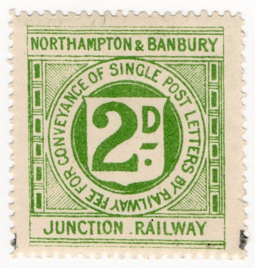 (I.B) Northampton & Banbury Junction Railway : Letter Stamp 2d