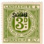 (I.B) Lancashire & Yorkshire Railway : Letter Stamp 3d
