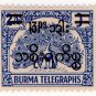 (I.B) Burma Telegraphs : New Currency Surcharge 13p on 2a OP