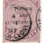 (I.B) Sierra Leone Postal : 1d Lilac & Green