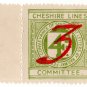 (I.B) Cheshire Lines Committee Railway : Letter Stamp 3d on 4d