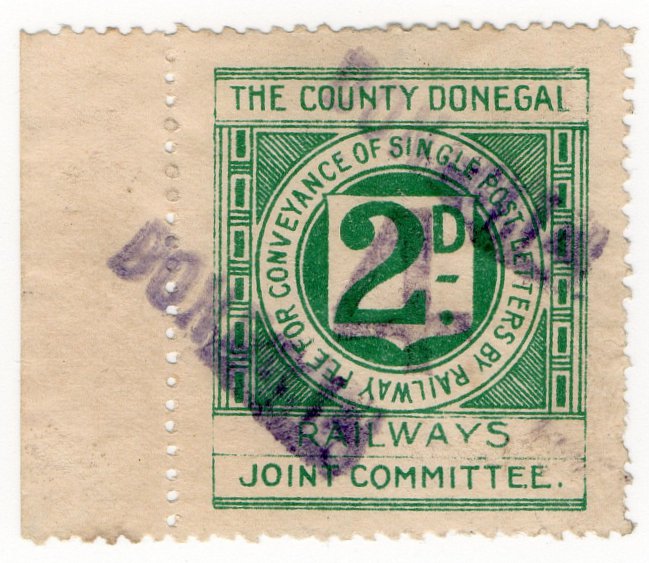 (I.B) The County Donegal Railways Joint Committee : Letter 4d on 2d OP