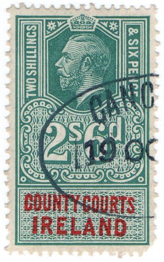 (I.B) George V Revenue : County Courts Ireland 2/6d