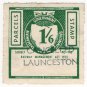 (I.B) Australia - Tasmania Railways : Parcel 1/6d (Launceston)
