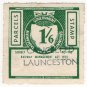 (I.B) Australia - Tasmania Railways : Parcel 1/6d (Launceston)