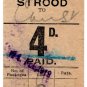(I.B) South Eastern & Chatham Railway : Prepaid Parcel 4d (Strood)