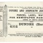 (I.B) Dundee & Arbroath Joint Railway : Newspaper Way-Bill 2d (Special Contract)