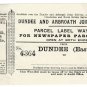 (I.B) Dundee & Arbroath Joint Railway : Newspaper Way-Bill 2d (Special Contract)