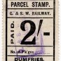 (I.B) Glasgow & South Western Railway : Parcel 2/- (Dumfries)