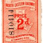 (I.B) North Eastern Railway : Newspaper Parcel 2d