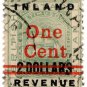 (I.B) British Guiana Revenue : Inland Revenue 1c on $2 OP