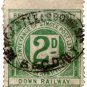 (I.B) Belfast & County Down Railway : Letter Stamp 2d (Newcastle)