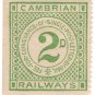 (I.B) Cambrian Railways : Letter Stamp 2d