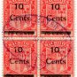 (I.B) Mauritius Revenue : Duty 10c on 12c OP