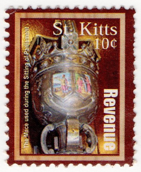 (I.B) St Kitts Revenue : Duty Stamp 5c (unlisted)