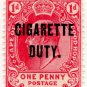(I.B) Cape of Good Hope Revenue : Cigarette Duty 1d