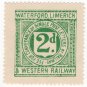 (I.B) Waterford Limerick & Western Railway : Letter Stamp 2d