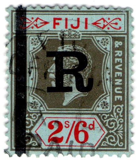 (I.B) Fiji Revenue : Duty Stamp 2/6d