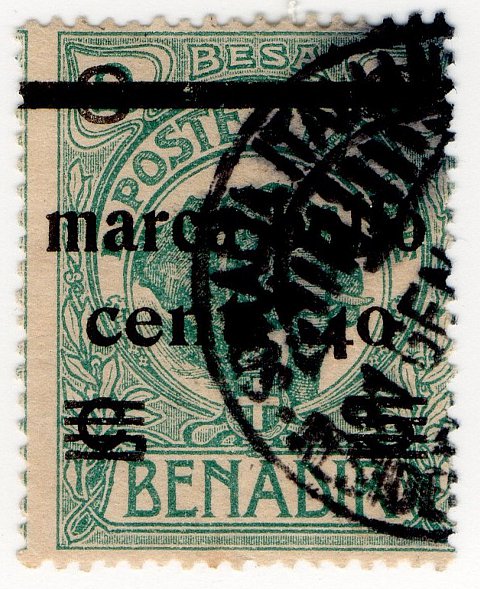 (I.B) Italy (Somalia) Revenue : Marca Bollo 40c on 5c on 6b on 2b OP