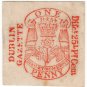 (I.B) George IV Revenue : Newspaper Duty 1d (Dublin Gazette)