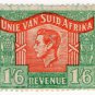 (I.B) South Africa Revenue : Duty Stamp 1/6d (language error)