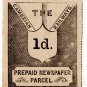 (I.B) Cambrian Railways : Newspaper Parcel 1d