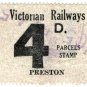 (I.B) Australia - Victoria Railways : Parcels 4d (Preston)
