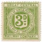 (I.B) Great Central Railway : Letter Stamp 3d