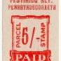 (I.B) Festiniog Railway : Parcel 5/- (Penrhyndeudraeth)