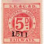 (I.B) South Eastern & Chatham & Dover Railways : Farm Produce 5d