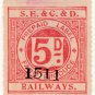 (I.B) South Eastern & Chatham & Dover Railways : Farm Produce 5d