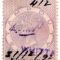(I.B) Ceylon Revenue : Stamp Duty 5c on 10c OP