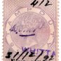 (I.B) Ceylon Revenue : Stamp Duty 5c on 10c OP