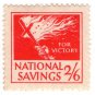 (I.B) National Savings : Flaming Cross 2/6d (1941)