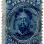 (I.B) Hawaii Postal : 5c Blue on Blue (Elua Keneta)