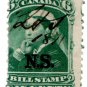 (I.B) Canada Revenue : Nova Scotia Bill Stamp 6c