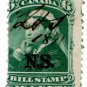 (I.B) Canada Revenue : Nova Scotia Bill Stamp 6c