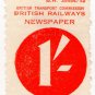 (I.B) British Railways Board : Newspaper Parcel 1/-