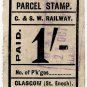 (I.B) Glasgow & South Western Railway : Parcel 1/- (St Enoch)