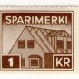 (I.B) Iceland Revenue : Savings Stamp 1Kr (Sparimerki)