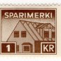 (I.B) Iceland Revenue : Savings Stamp 1Kr (Sparimerki)