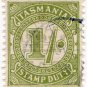 (I.B) Australia - Tasmania Revenue : Stamp Duty 1/- (underprint)